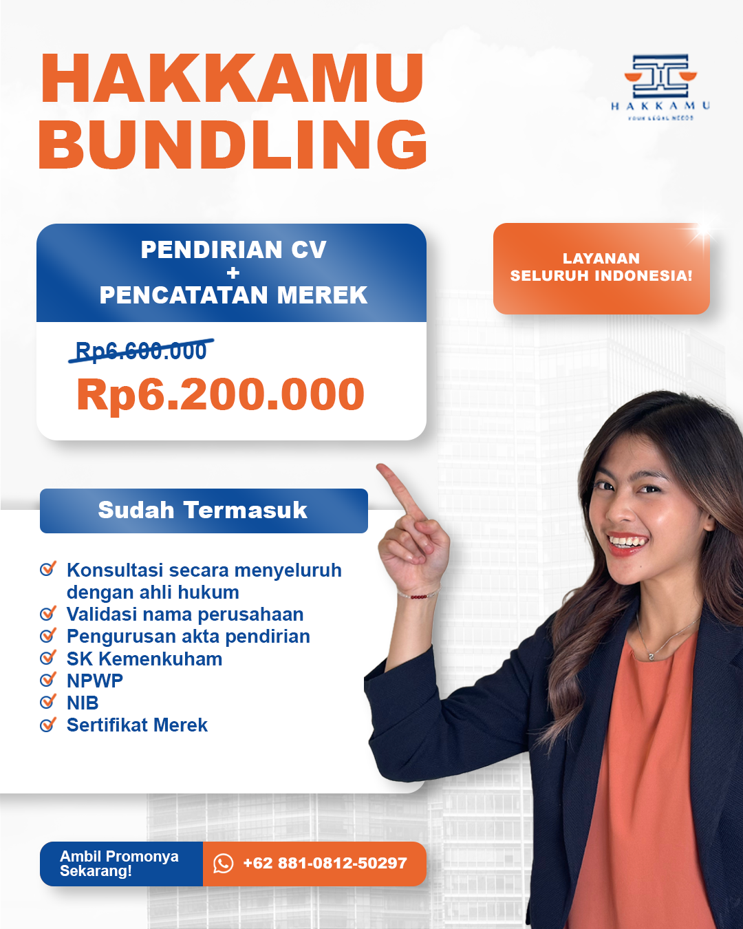 Promo Bundling Pendirian CV + Pencatatan Merek